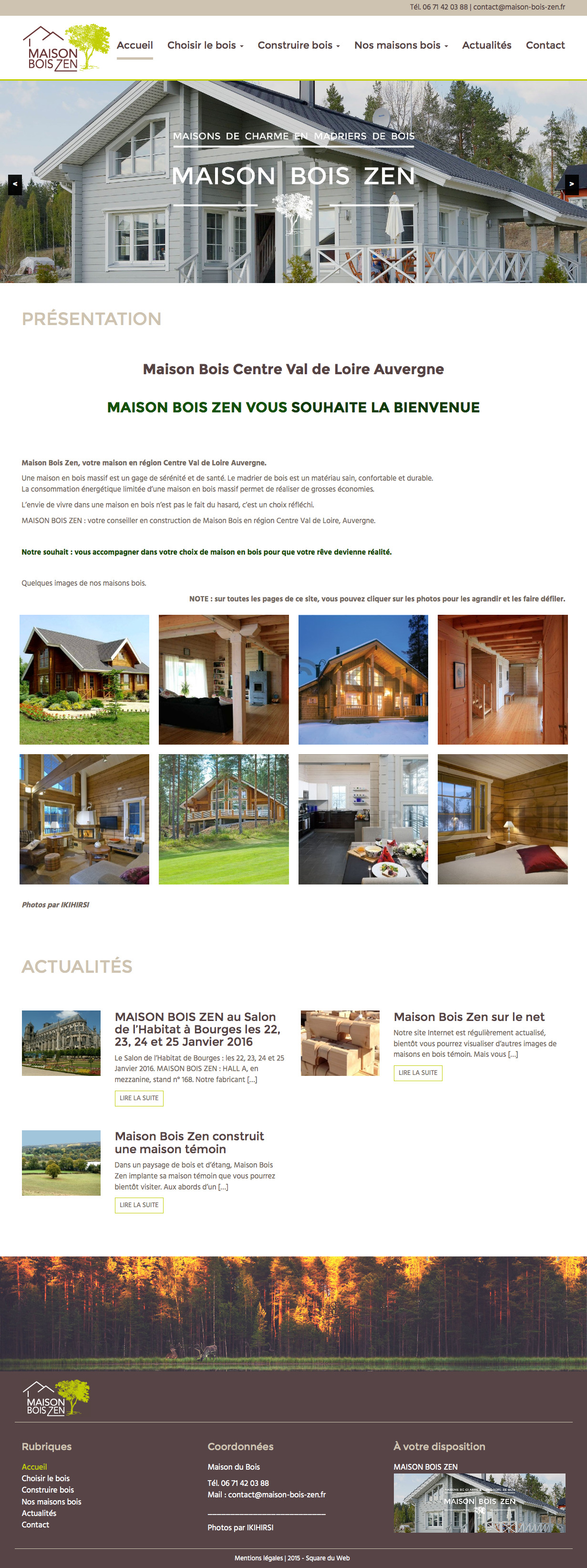 Maison Bois Zen