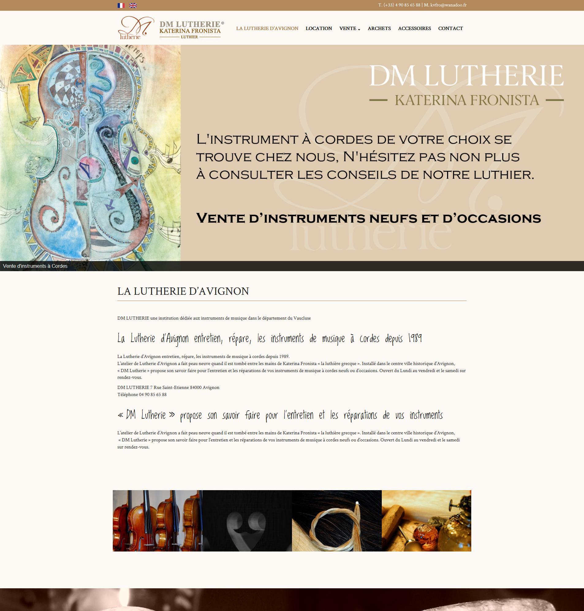 DM Lutherie, Lutherie à Avignon